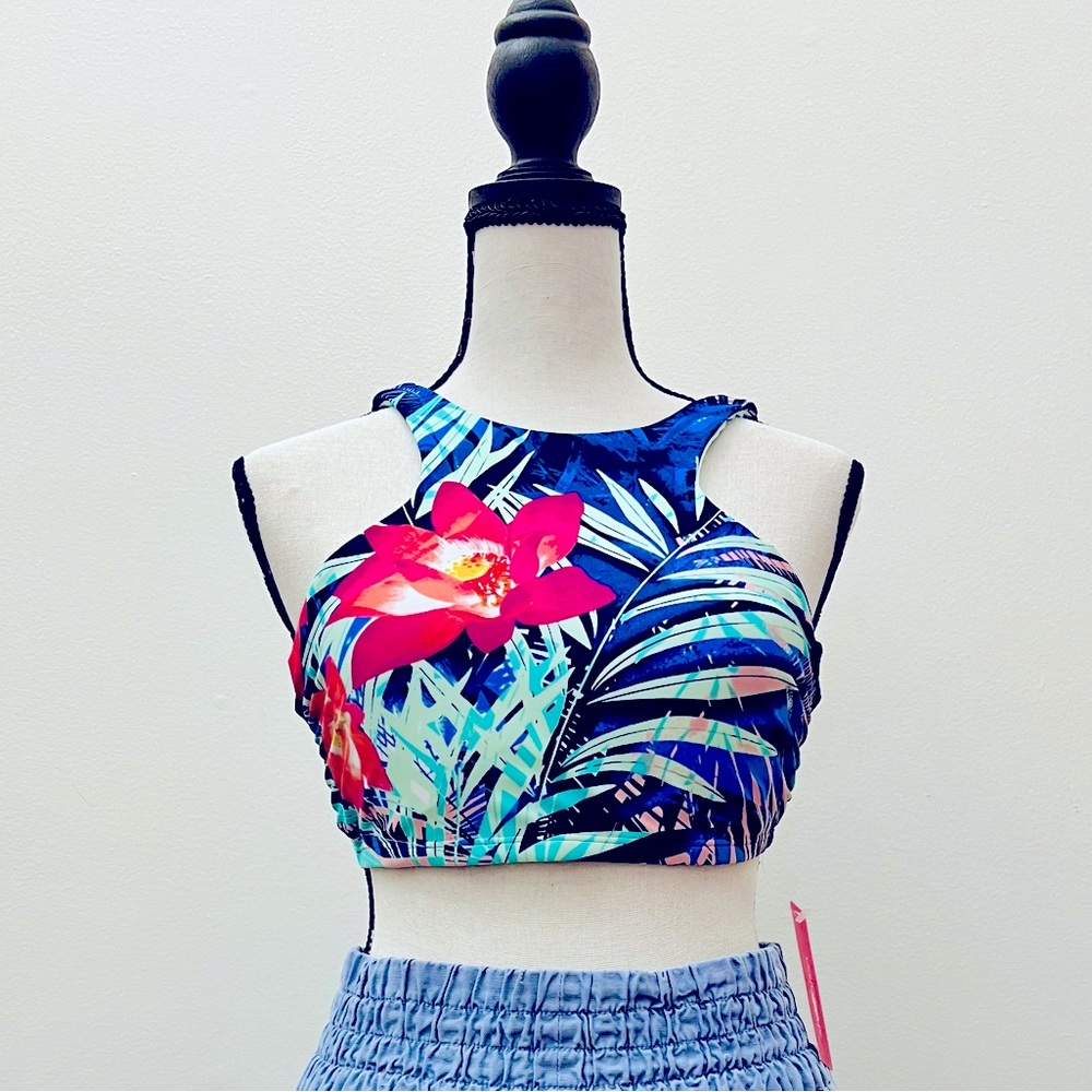 Xhilaration Junior Swimsuit Top, NWT, Size D/DD